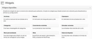 widgets