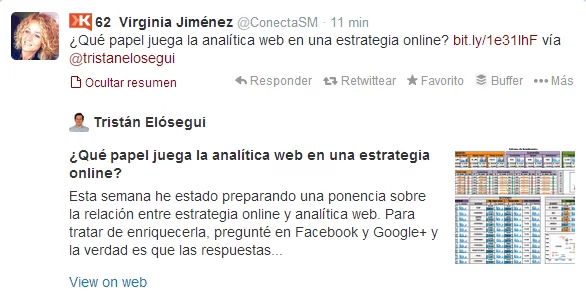 captura tweet con twitter card