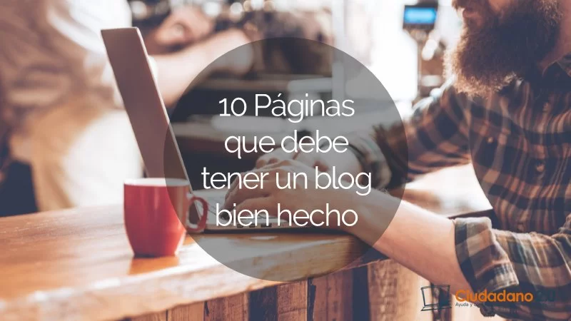 cabecera pagina debe tener blog