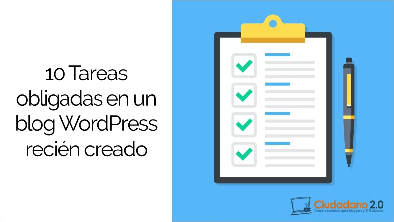 cabecera tareas blog wordpress recien creado