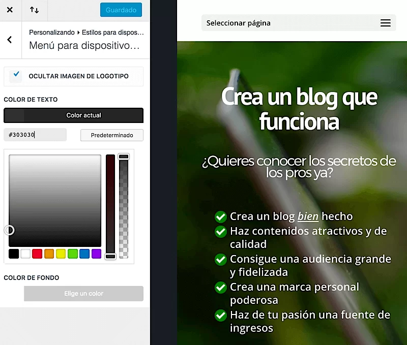 esquema color responsive