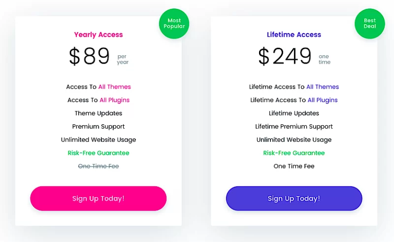 planes elegant themes