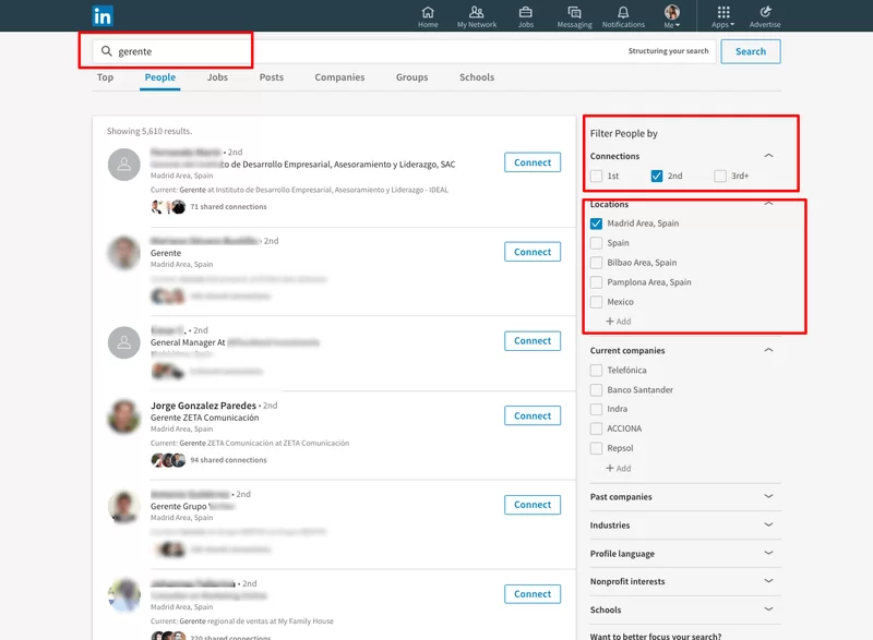 busqueda linkedin