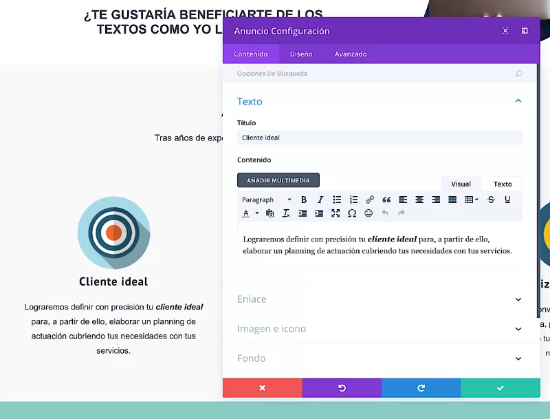 beneficios anuncio