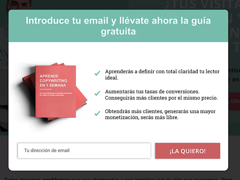 popup opt in