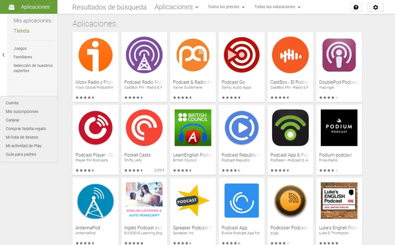 apps podcast google play