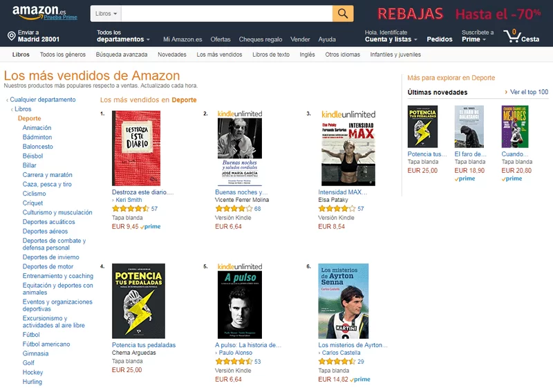 bestsellers amazon