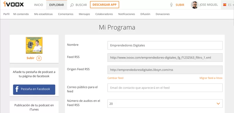 feed rss ivoox