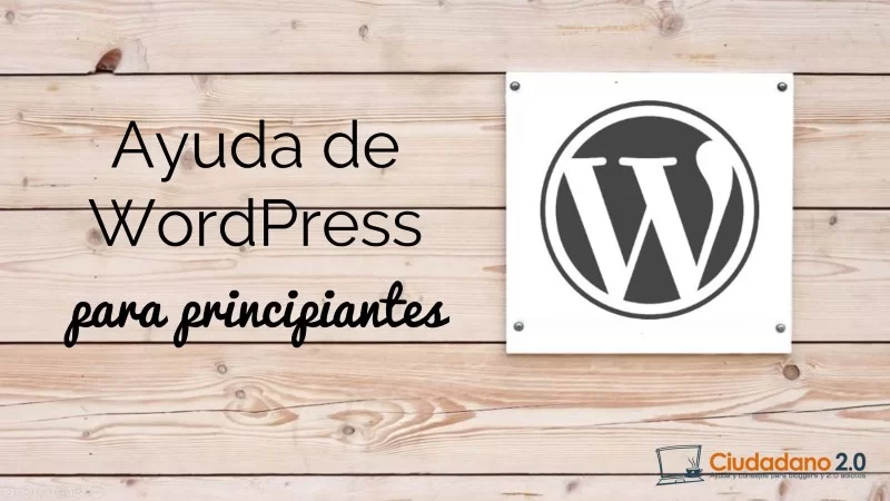 ayuda wordpress principiantes