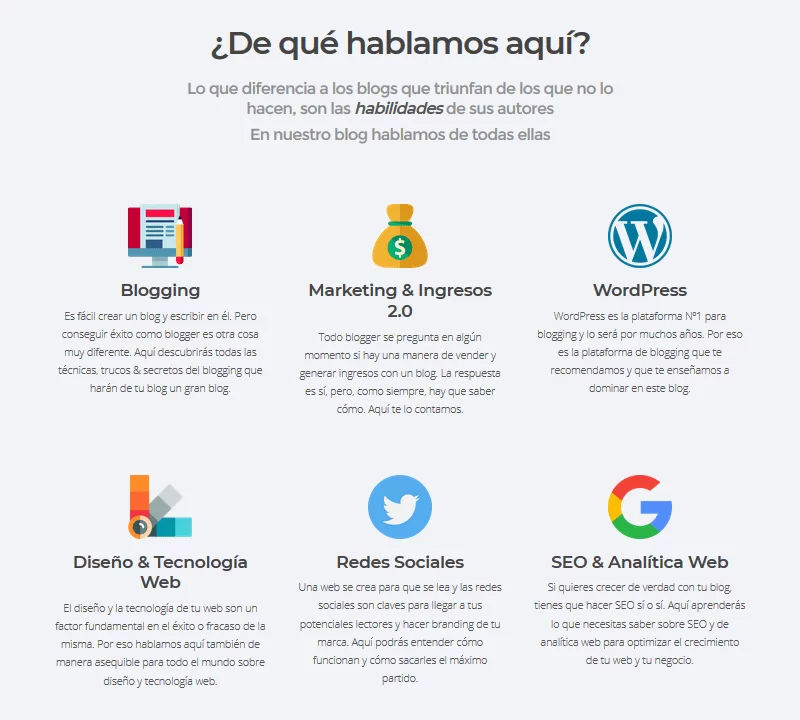 categorias ciudadano 2.0