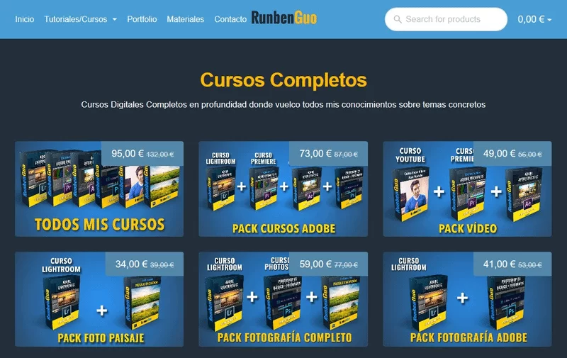 pagina cursos runbenguo