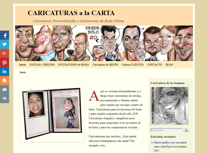 blog caricaturas a la carta