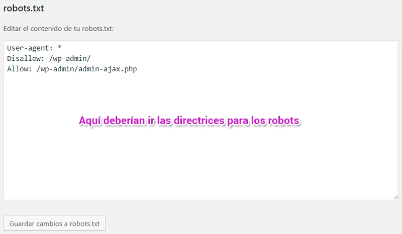configuracion robots con yoast