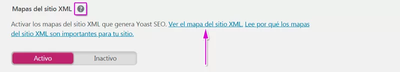 captura Site map yoast seo