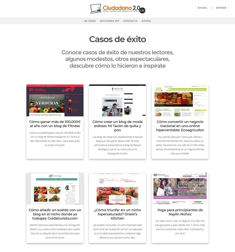casos exito zona vip