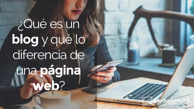 que es un blog y diferencia página web