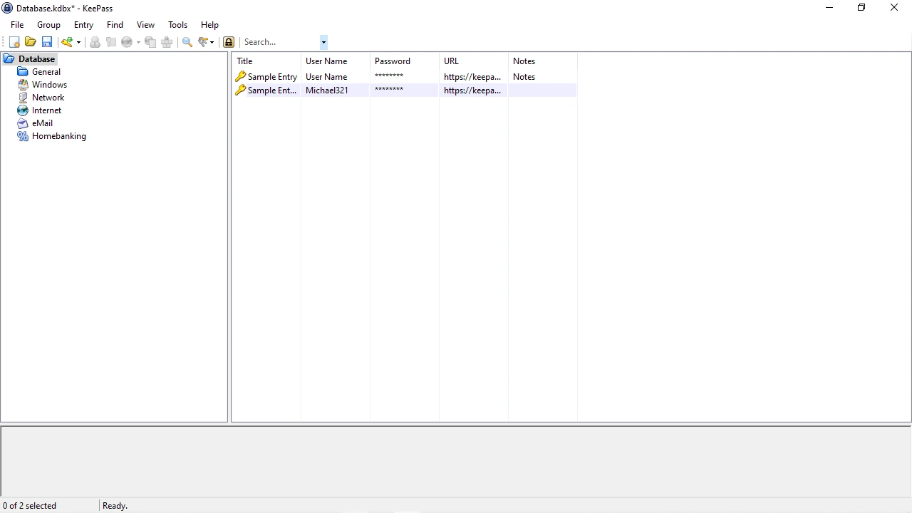 contrasenas keepass