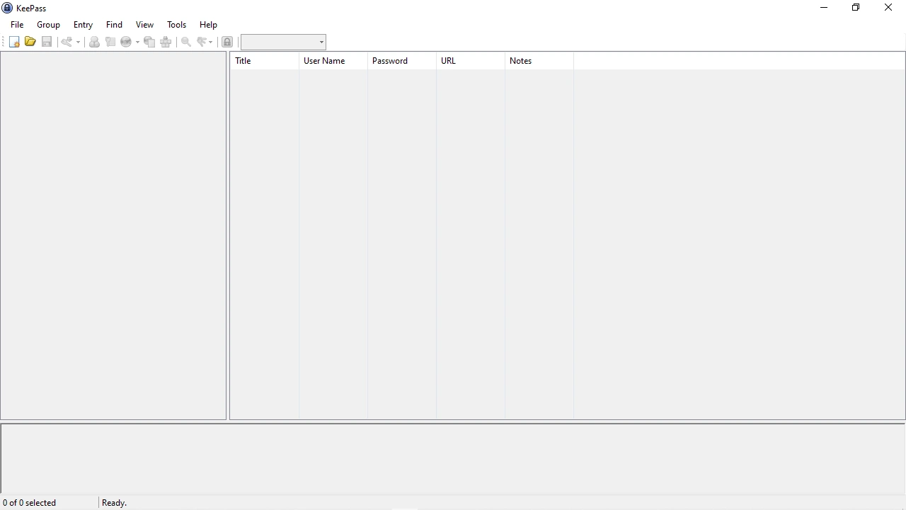 inicio keepass