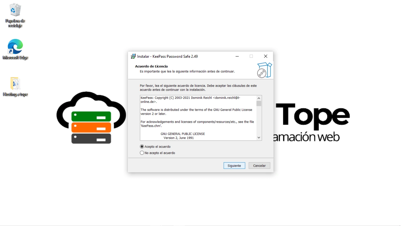 keepass instalar