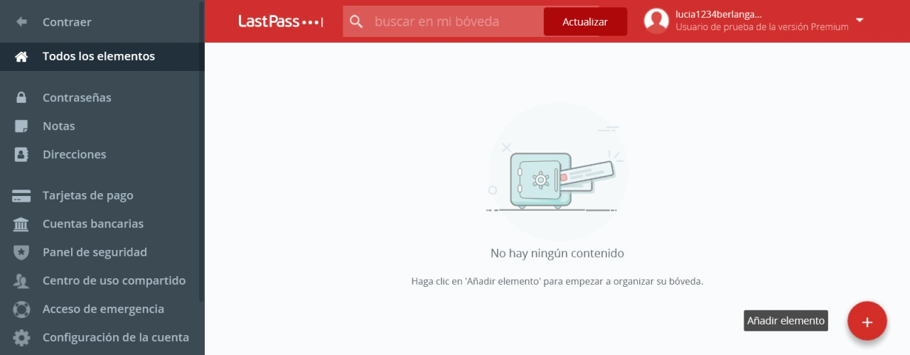 lastpass inicio