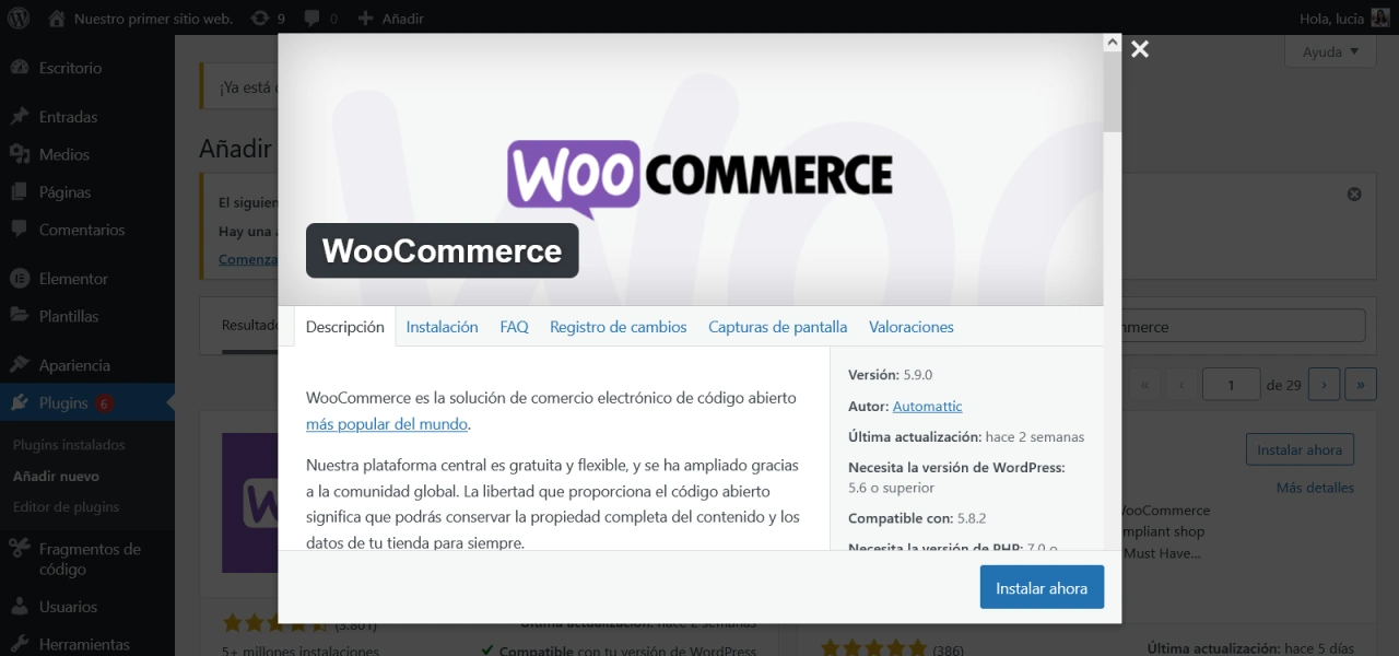 woocommerce wordpress