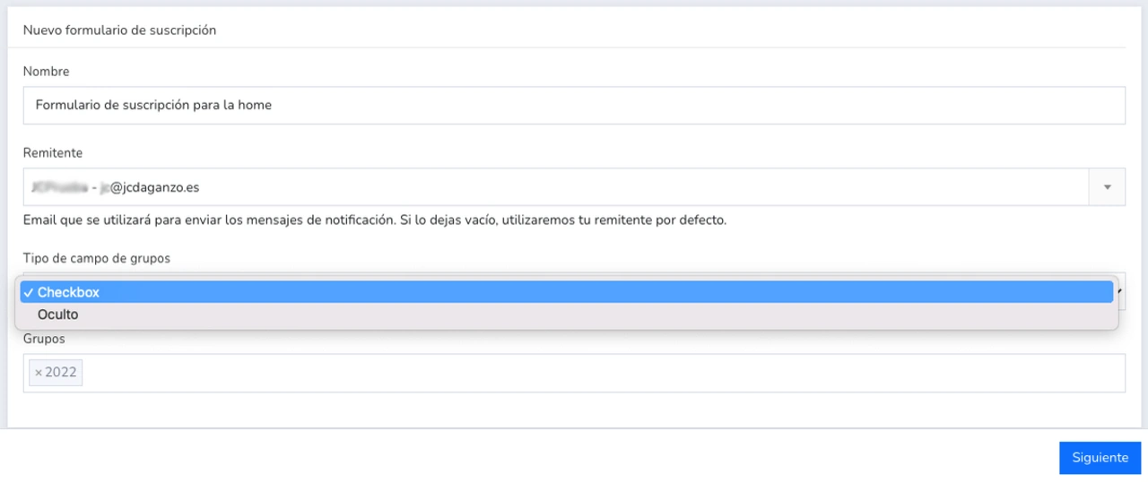 mailrelay formulario