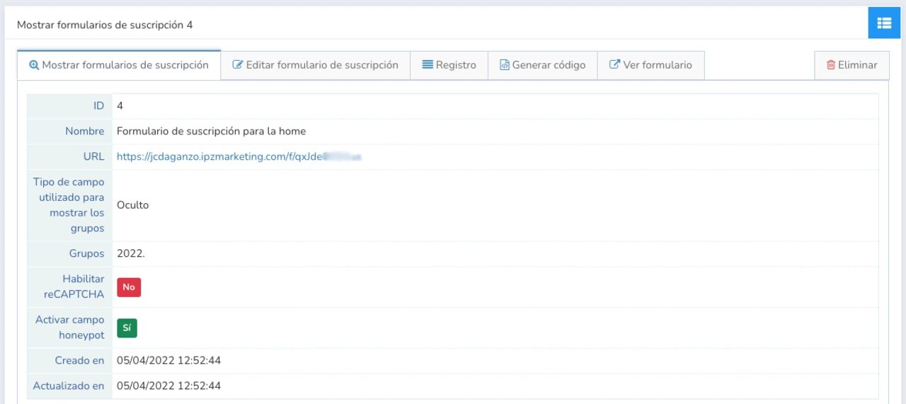 integrar enlace mailrelay