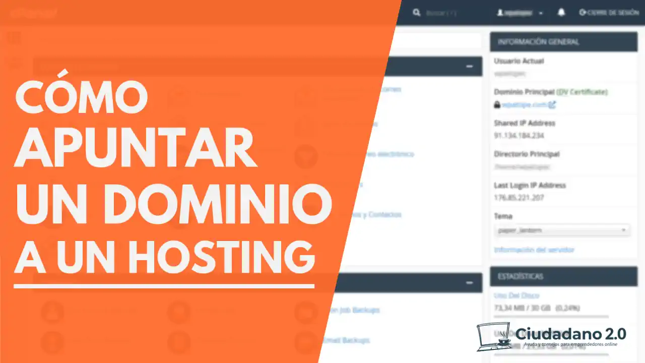 apuntar dominio a hosting