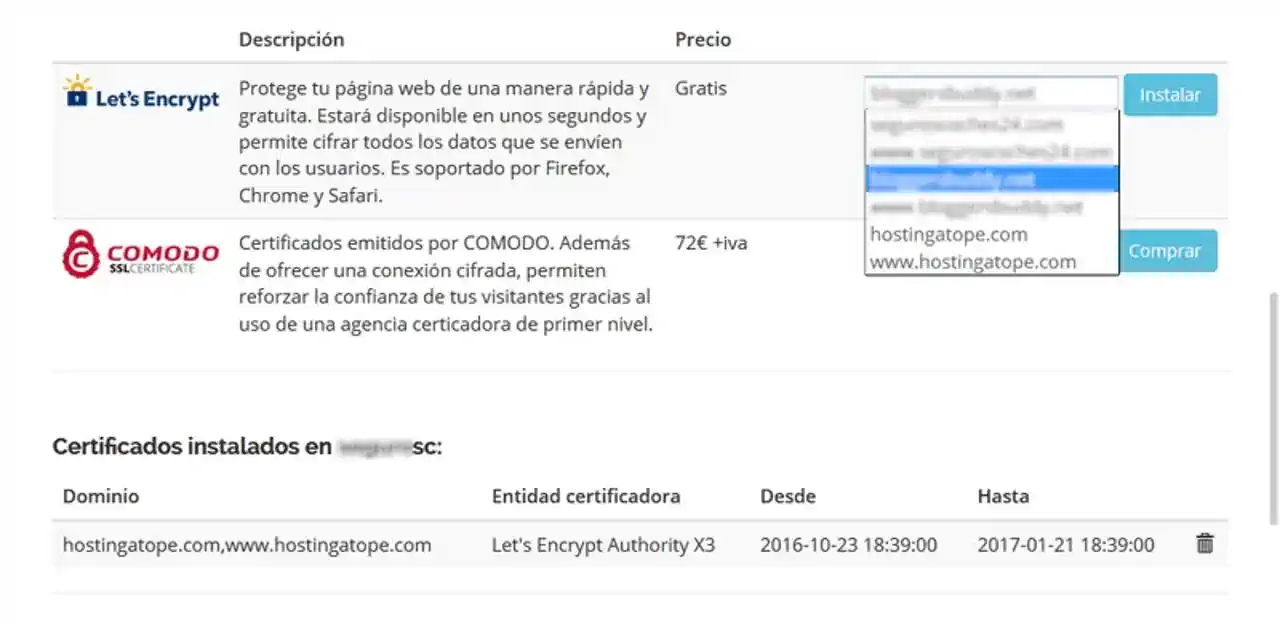 captura asistente certificados webempresa