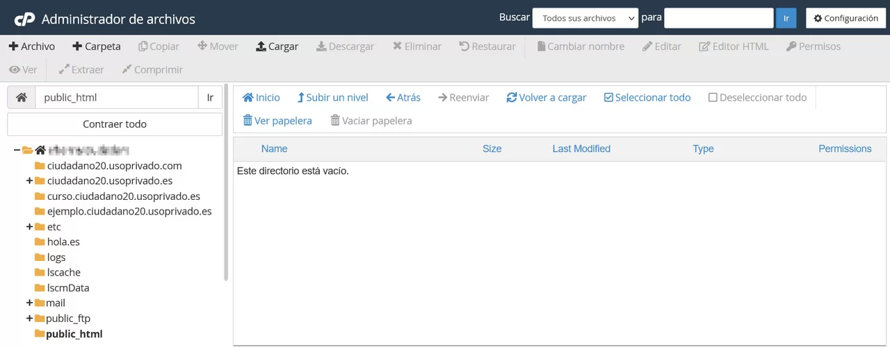 carpeta public html