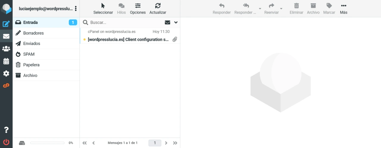 correo cpanel