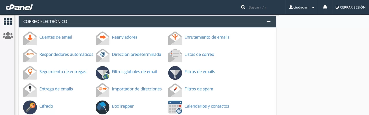 correo cpanel