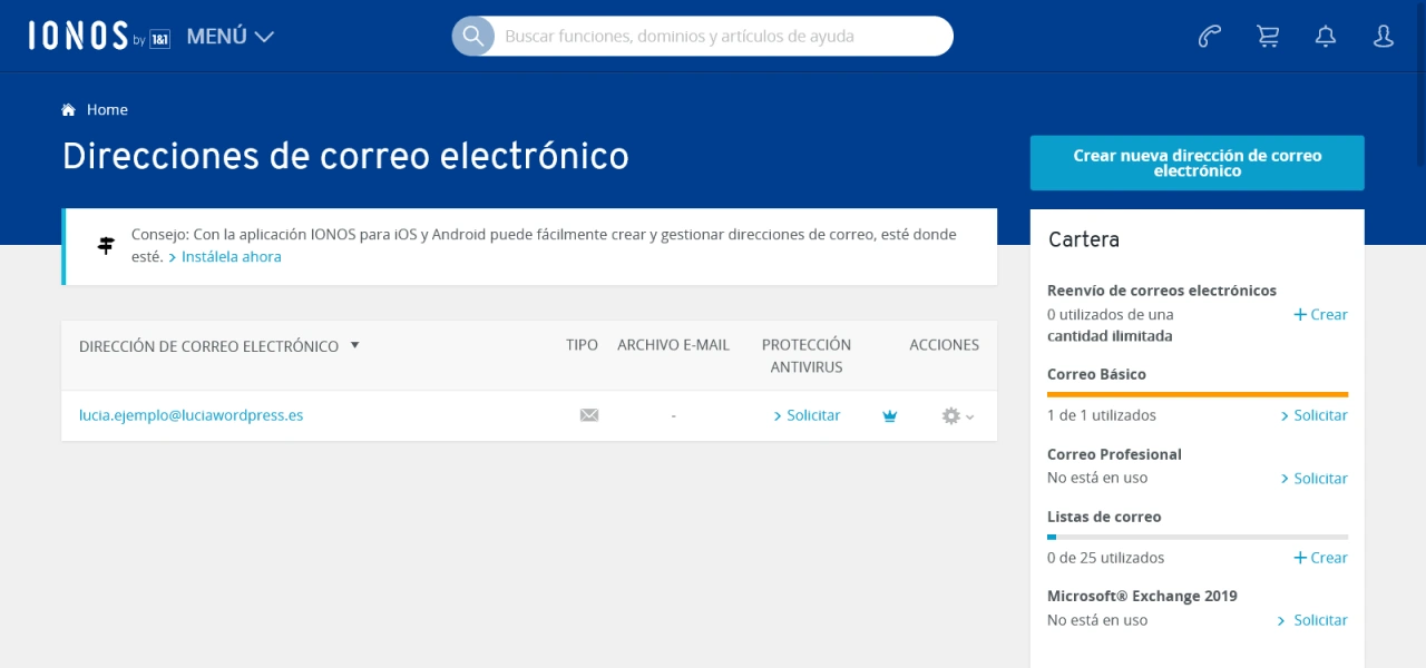 correo propio gmail