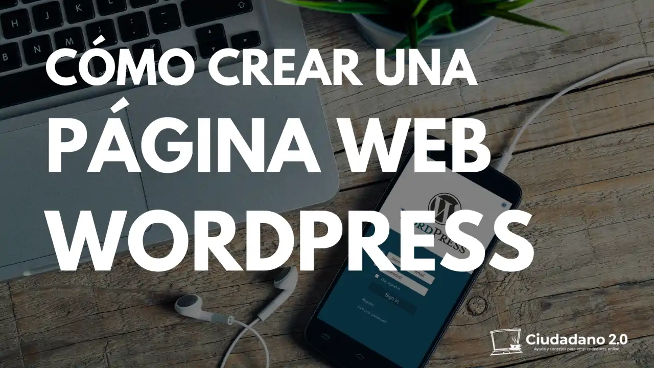 crear pagina web wordpress