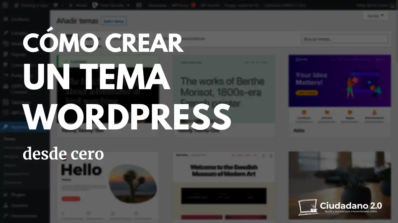 crear tema wordpress