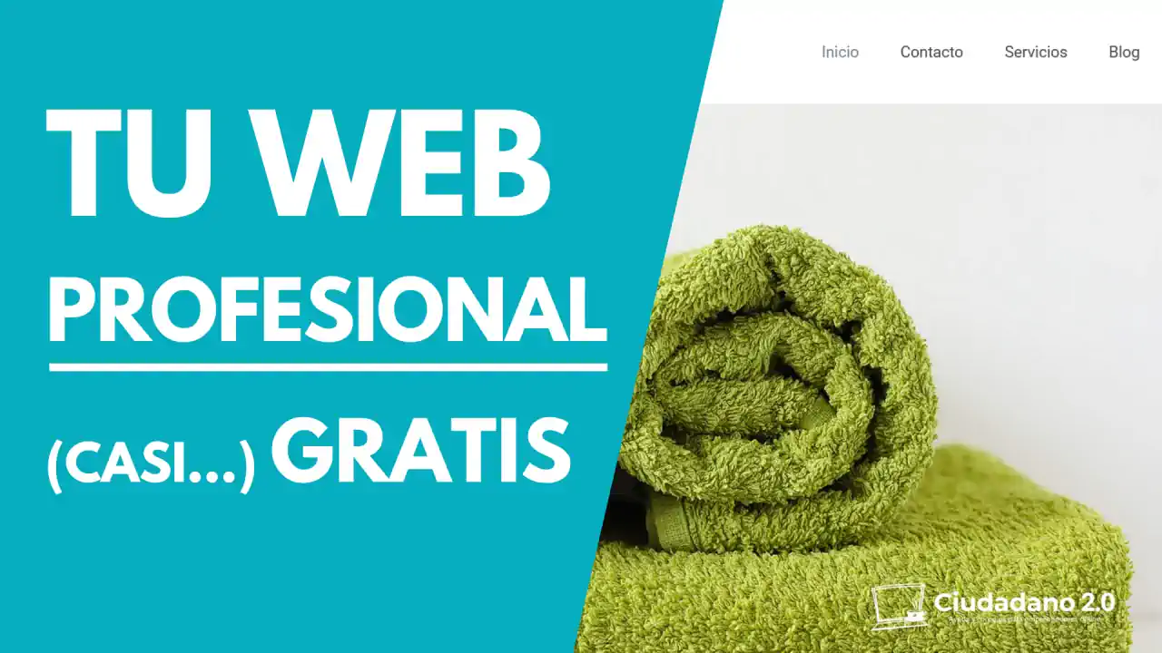 crear web profesional casi gratis