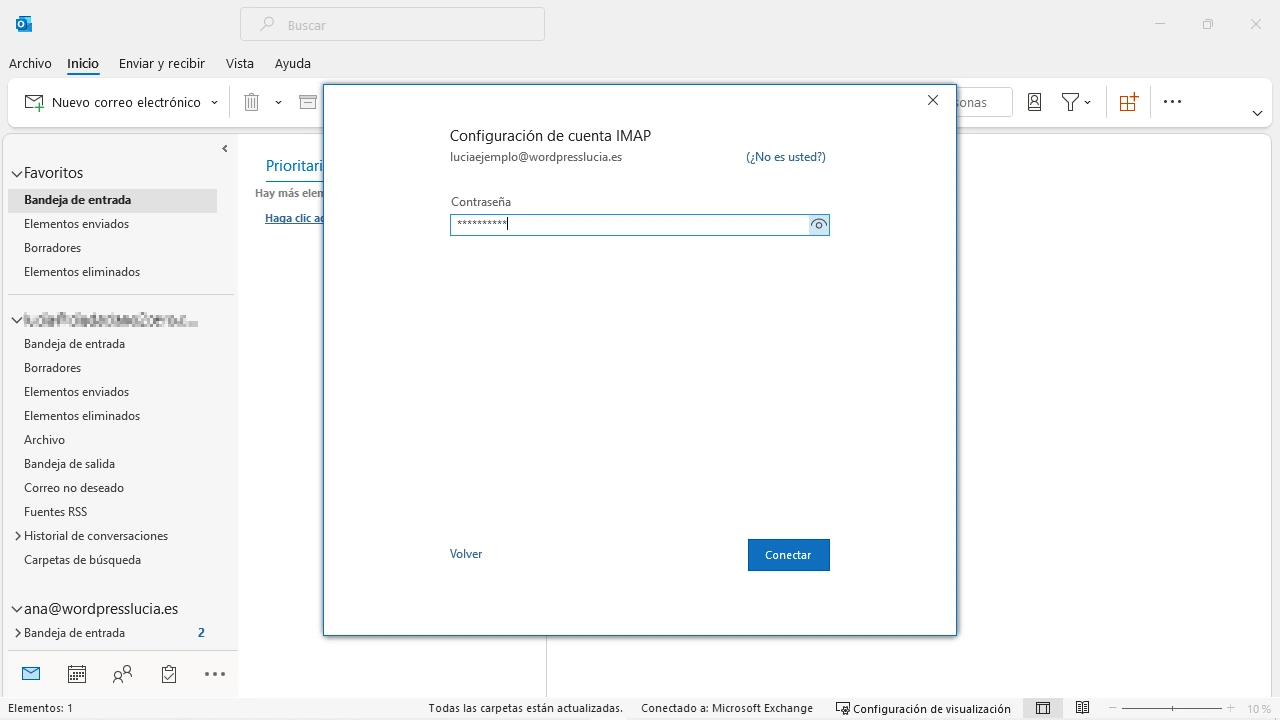 datos outlook
