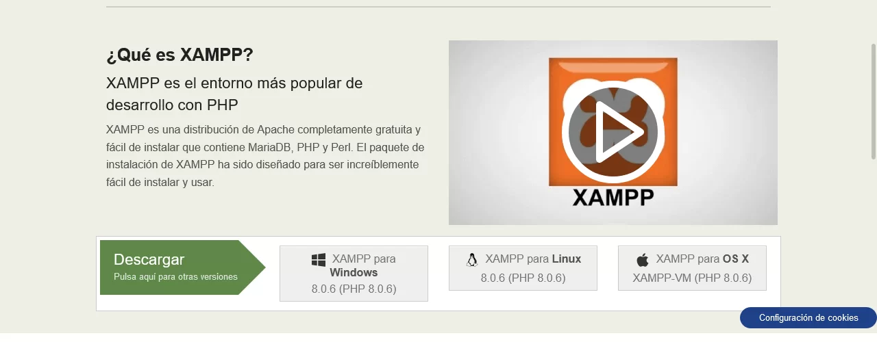 descarga xampp