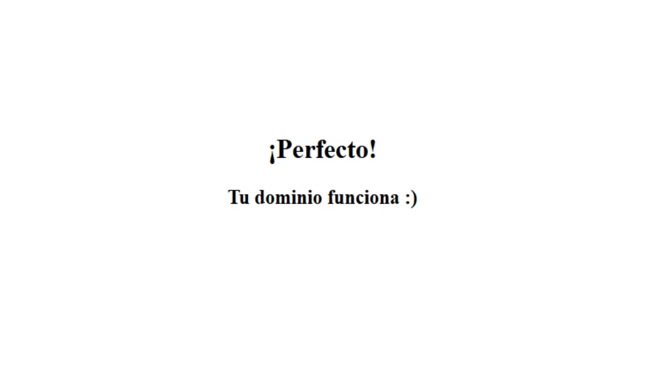 dominio ok