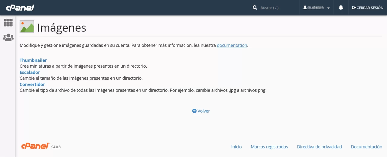 imagenes cpanel