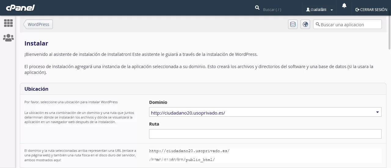 instalar wordpress