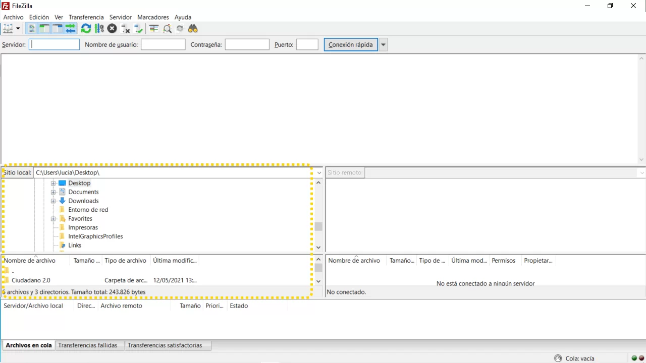 local cpanel
