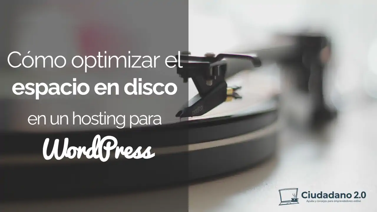 optimizar espacio disco hosting
