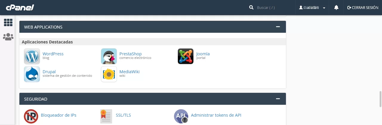 wordpress en cpanel