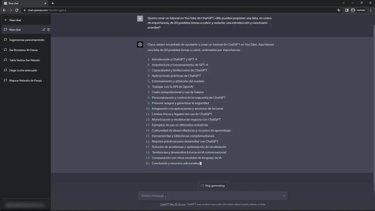 guion tutorial chatgpt