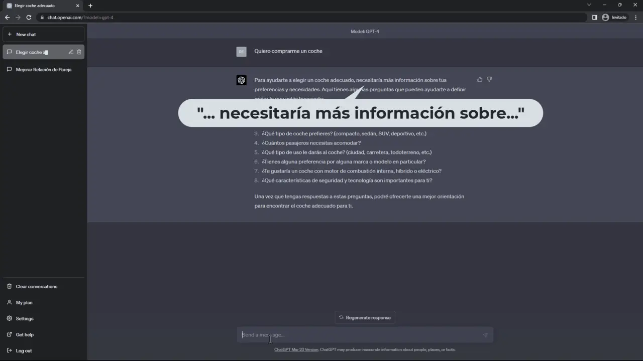queja prompt sin contexto