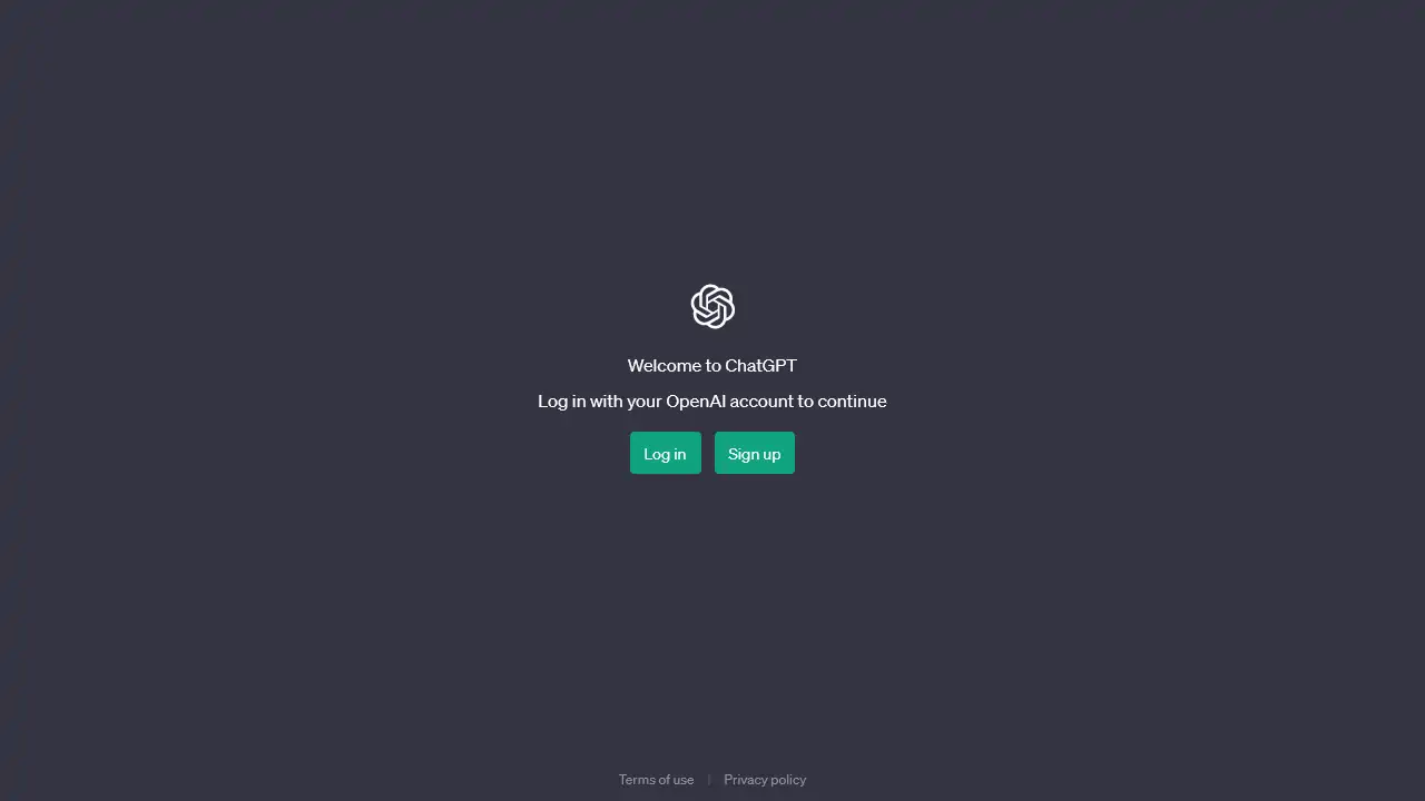 login singup chatgpt