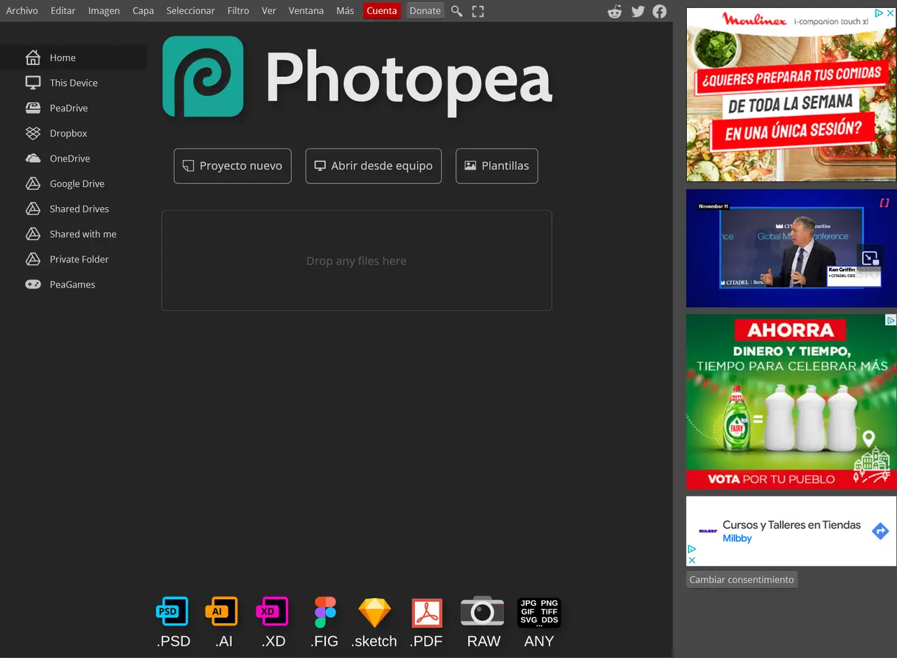 photopea cargar ficheros